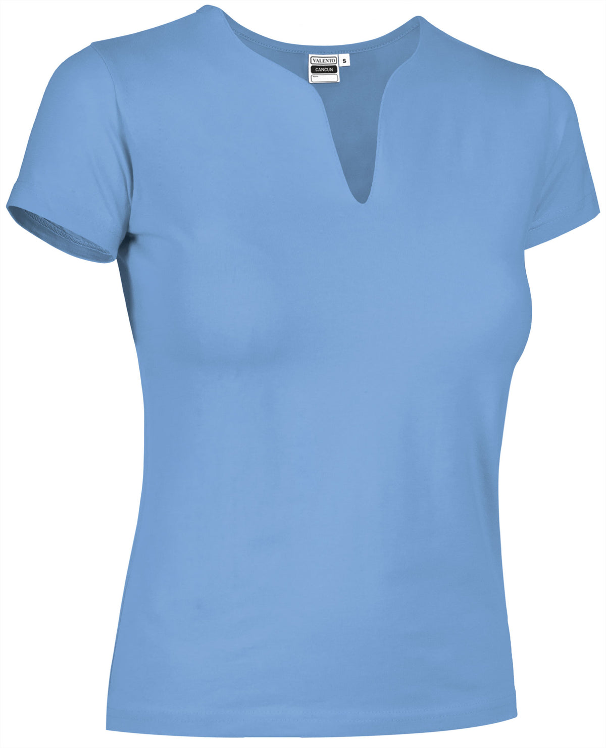 CANCUN | T-Shirt Mulher Gola Túnica Elástica 95% Algodão 5% Elastano | Personalizável | Várias Cores