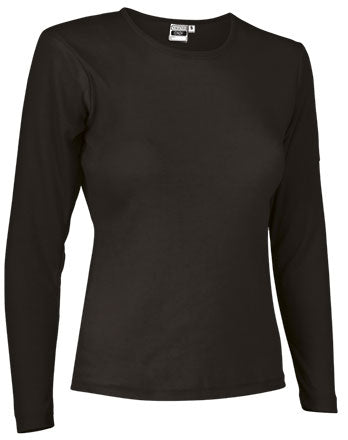 CINDY | Camisola de Gola Redonda para Mulher 50% Poliéster 50% Algodão Manga Comprida | Personalizável | Várias Cores