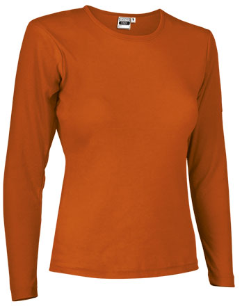 CINDY | Camisola de Gola Redonda para Mulher 50% Poliéster 50% Algodão Manga Comprida | Personalizável | Várias Cores