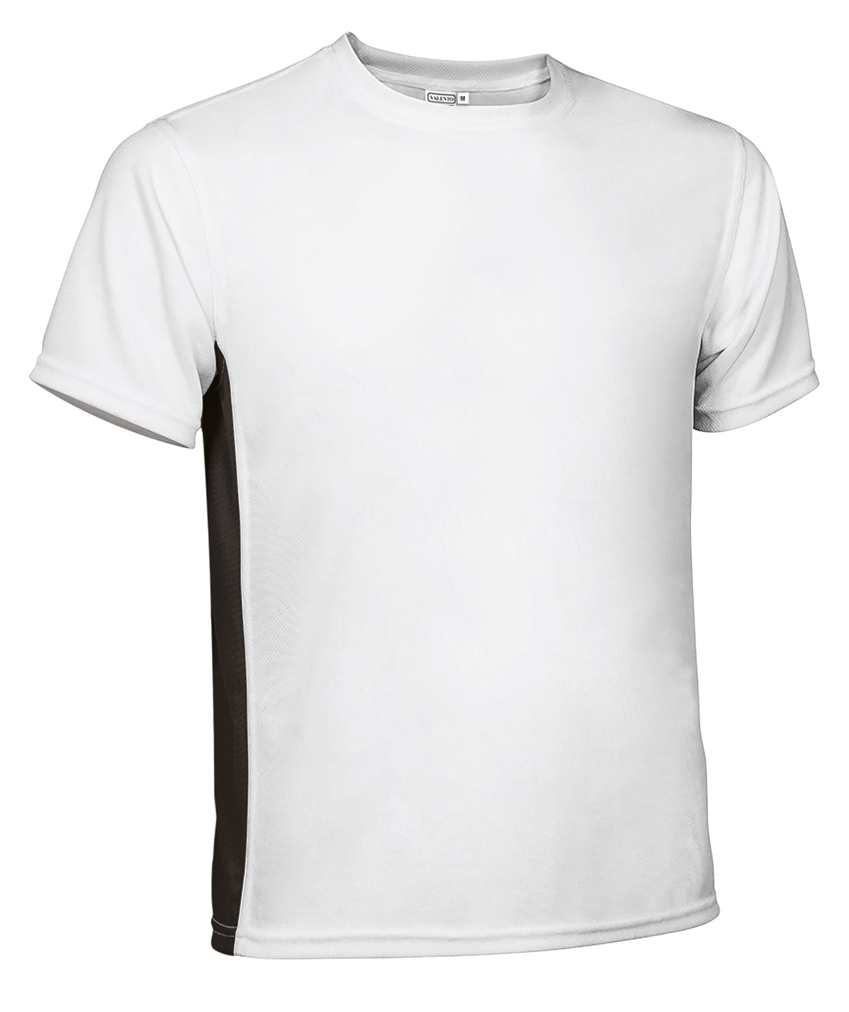 LEOPARD | T-Shirt Técnica Bicolor Bandas Laterais 100% Poliéster | Personalizável | Várias Cores