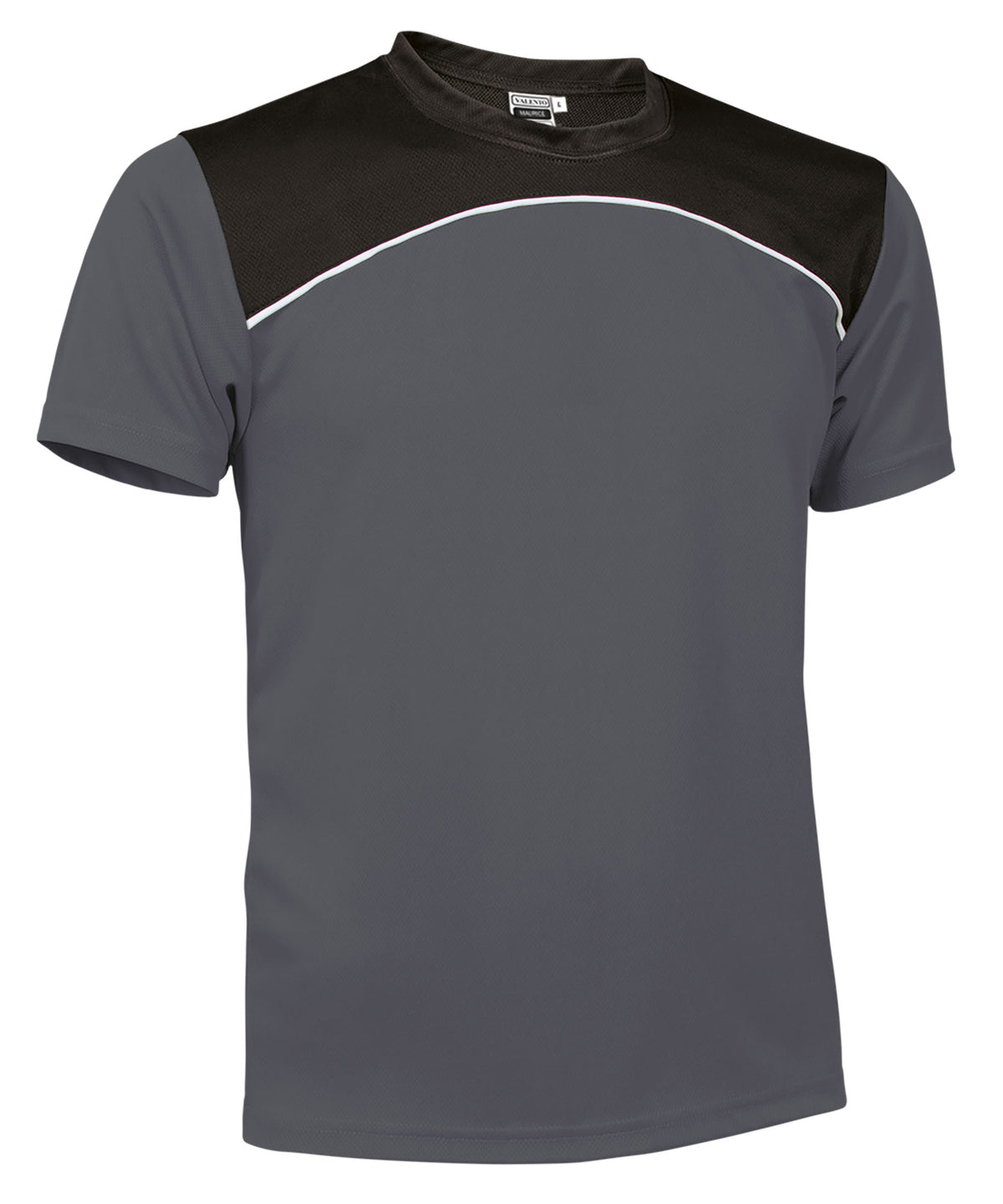 MAURICE | T-Shirt Técnica Tricolor Vivo Curvado 100% Poliéster | Personalizável | Várias Cores