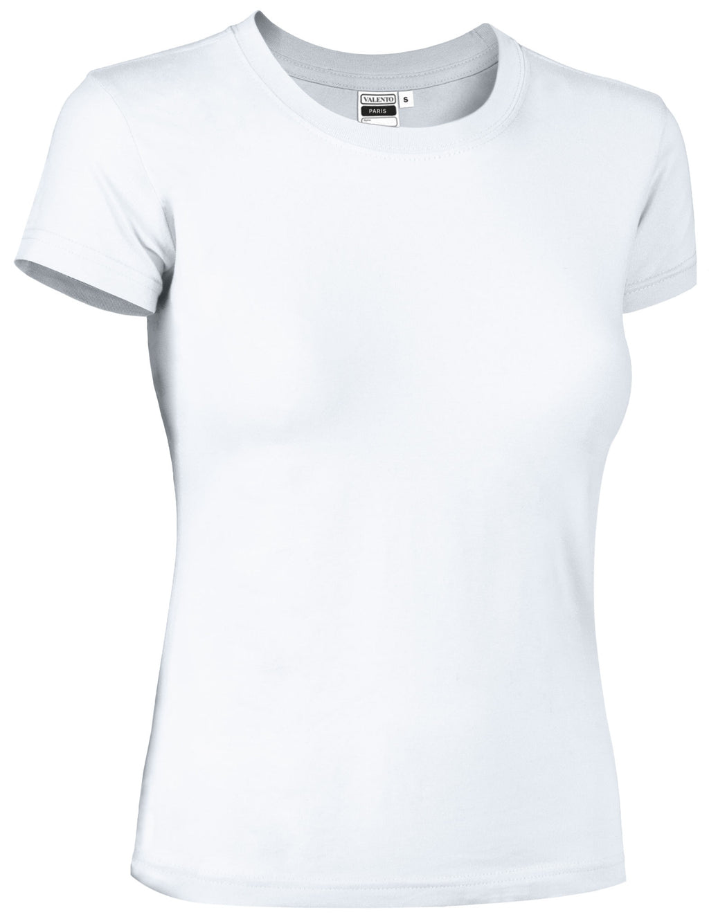 PARIS | T-Shirt Feminina Manga Curta 100% Algodão Ring Spun | Personalizável | Várias Cores