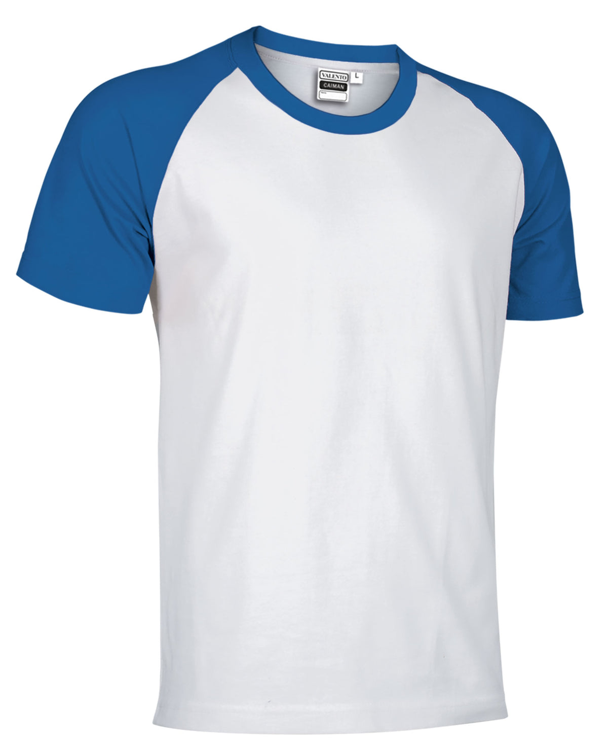CAIMAN | T-Shirt Unisexo Bicolor Manga Raglan 100% Algodão | Personalizável | Várias Cores