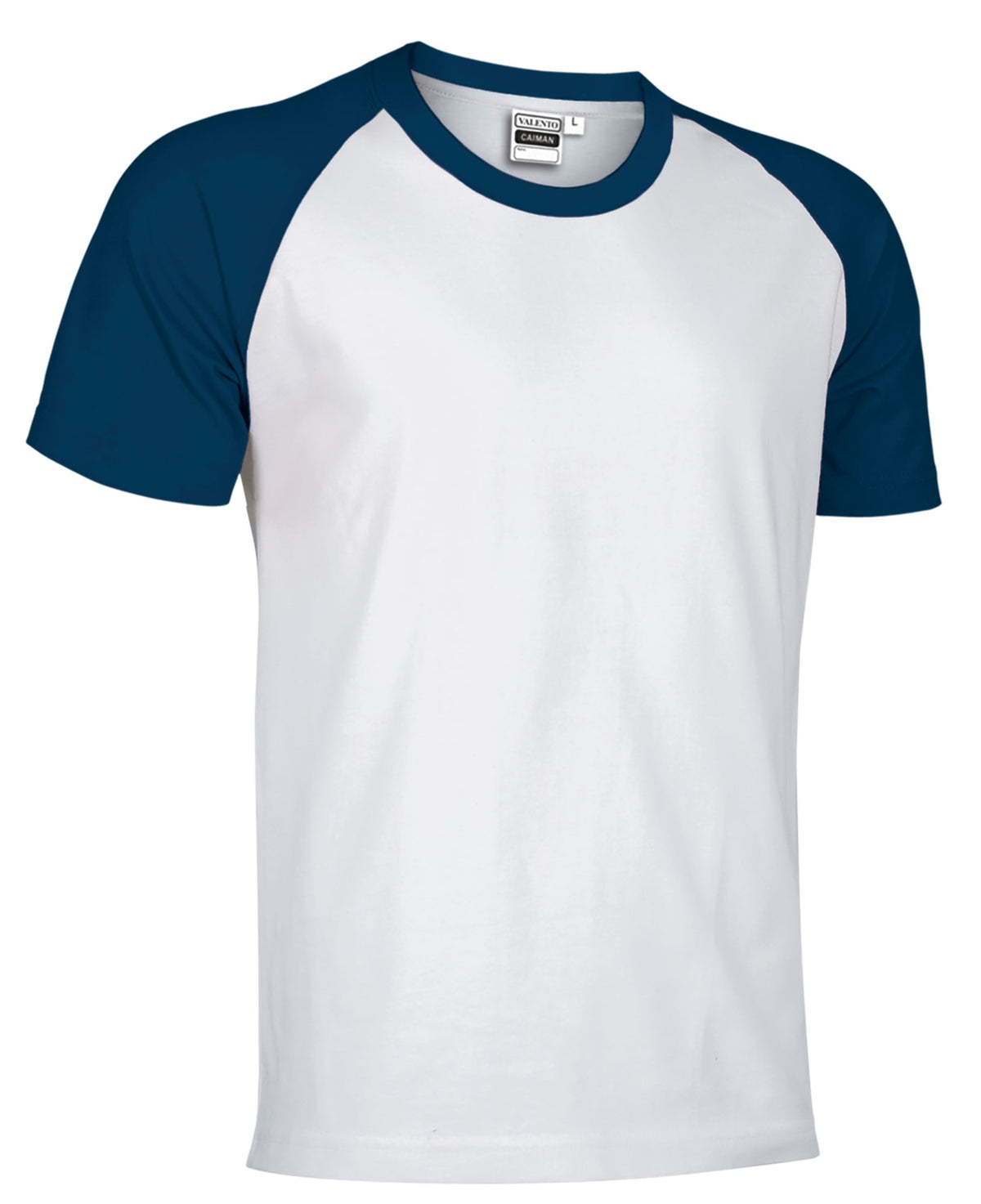 CAIMAN | T-Shirt Unisexo Bicolor Manga Raglan 100% Algodão | Personalizável | Várias Cores