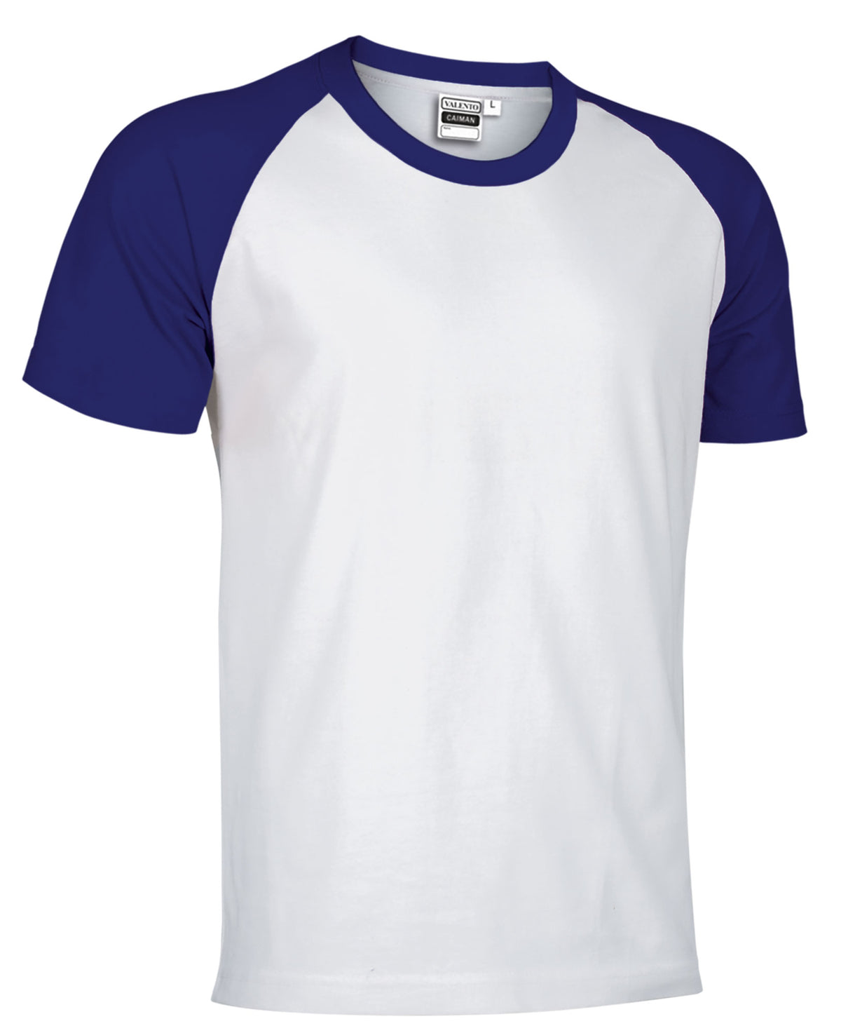 CAIMAN | T-Shirt Unisexo Bicolor Manga Raglan 100% Algodão | Personalizável | Várias Cores