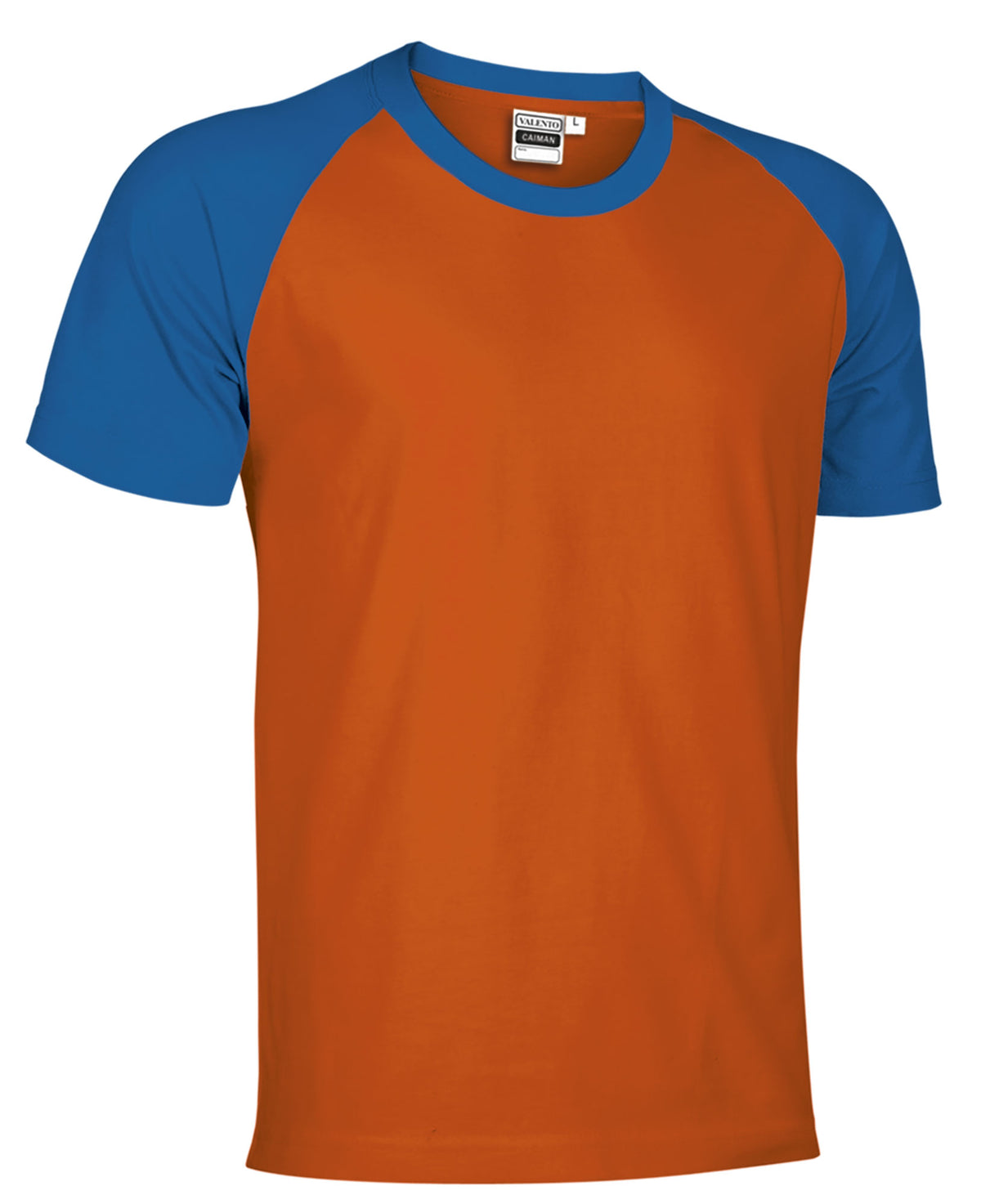CAIMAN | T-Shirt Unisexo Bicolor Manga Raglan 100% Algodão | Personalizável | Várias Cores