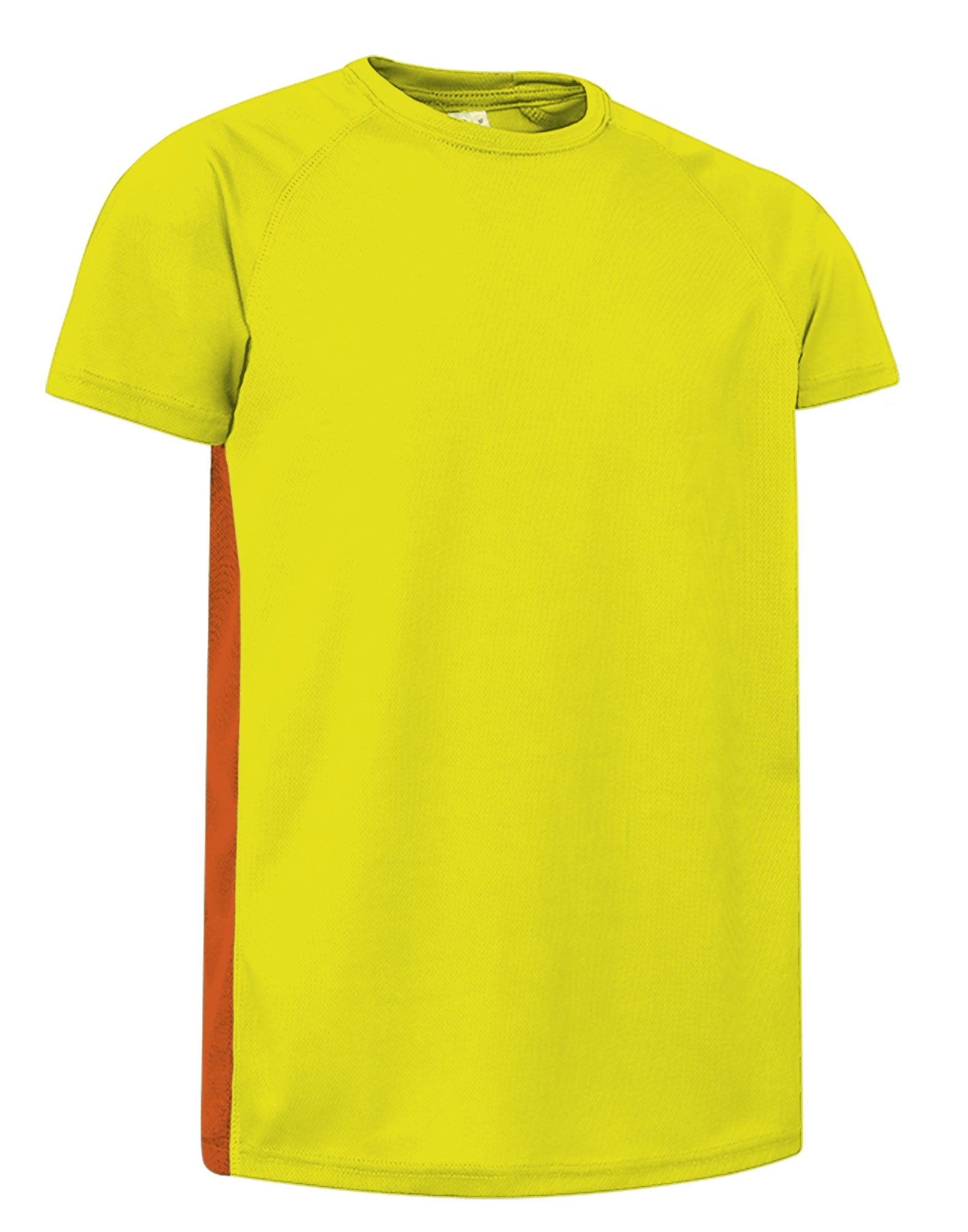 ROCKSPEED | T-Shirt Técnica Bicolor Manga Raglan Micro-Perfurada 100% Poliéster | Personalizável | Várias Cores