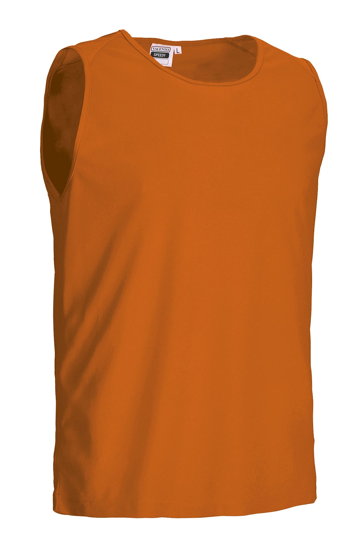 SPEEDY | T-Shirt Desportiva Sem Mangas Gola Larga 100% Poliéster | Personalizável | Várias Cores
