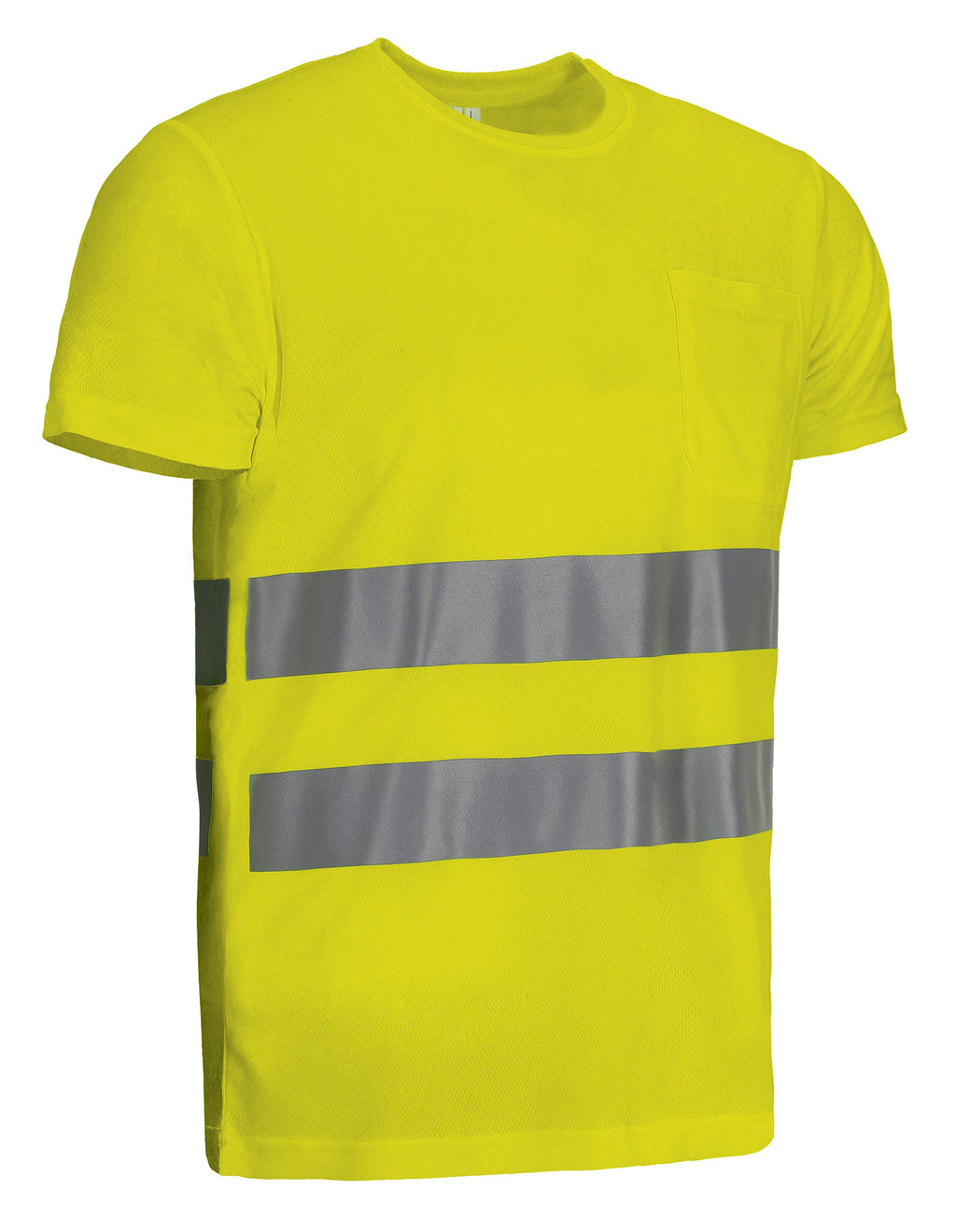 STRAHAN | T-Shirt Alta Visibilidade Manga Curta com Bolso Certificada EN ISO 20471 Classe 1 | Personalizável | Várias Cores