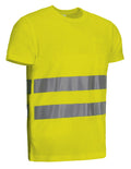 STRAHAN | T-Shirt Alta Visibilidade Manga Curta com Bolso Certificada EN ISO 20471 Classe 1 | Personalizável | Várias Cores