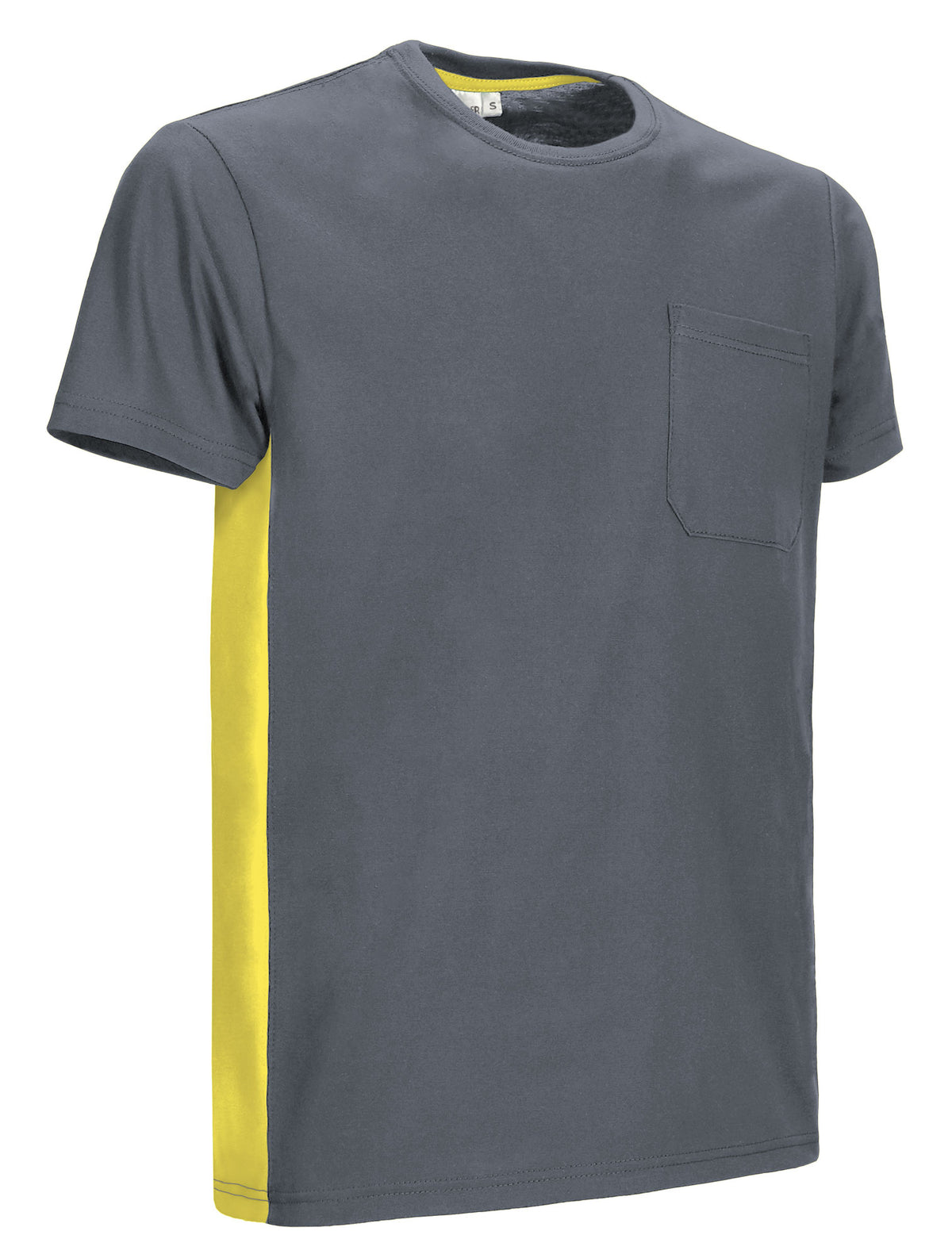 THUNDER | T-Shirt Unisexo de Trabalho Bicolor com Bolso 100% Algodão | Personalizável | Várias Cores