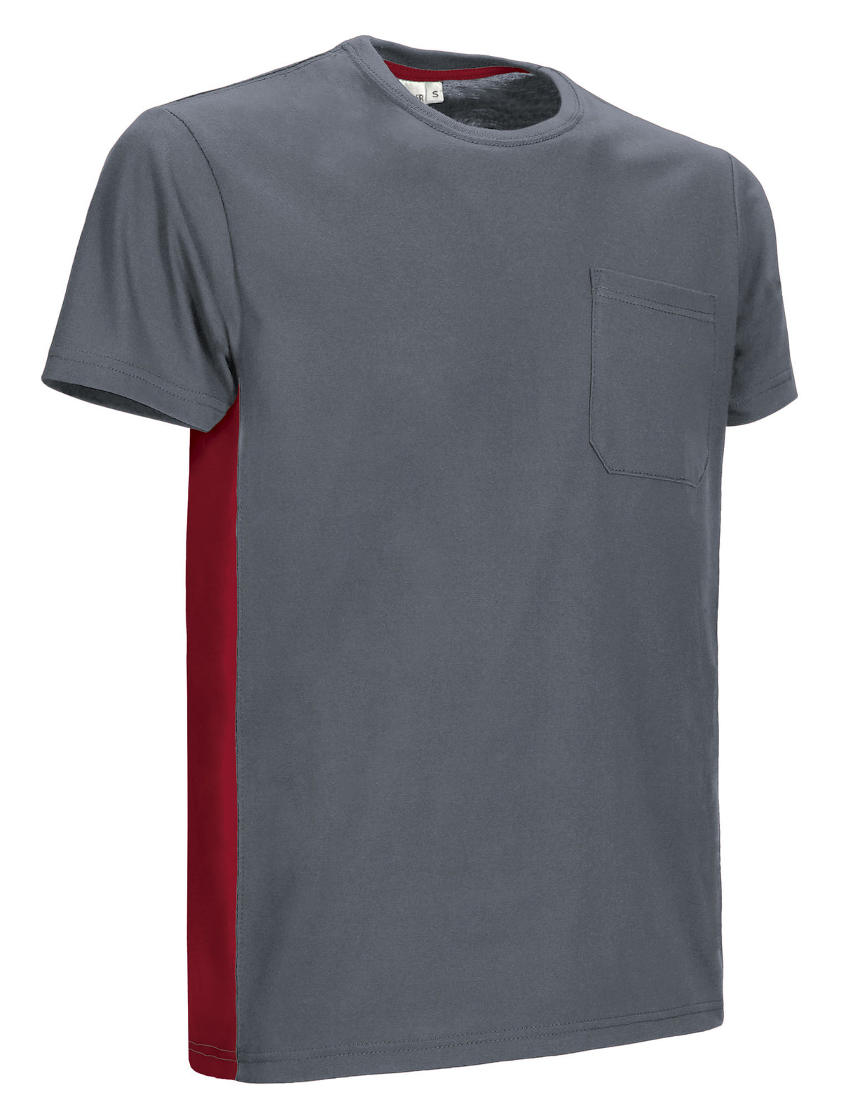 THUNDER | T-Shirt Unisexo de Trabalho Bicolor com Bolso 100% Algodão | Personalizável | Várias Cores