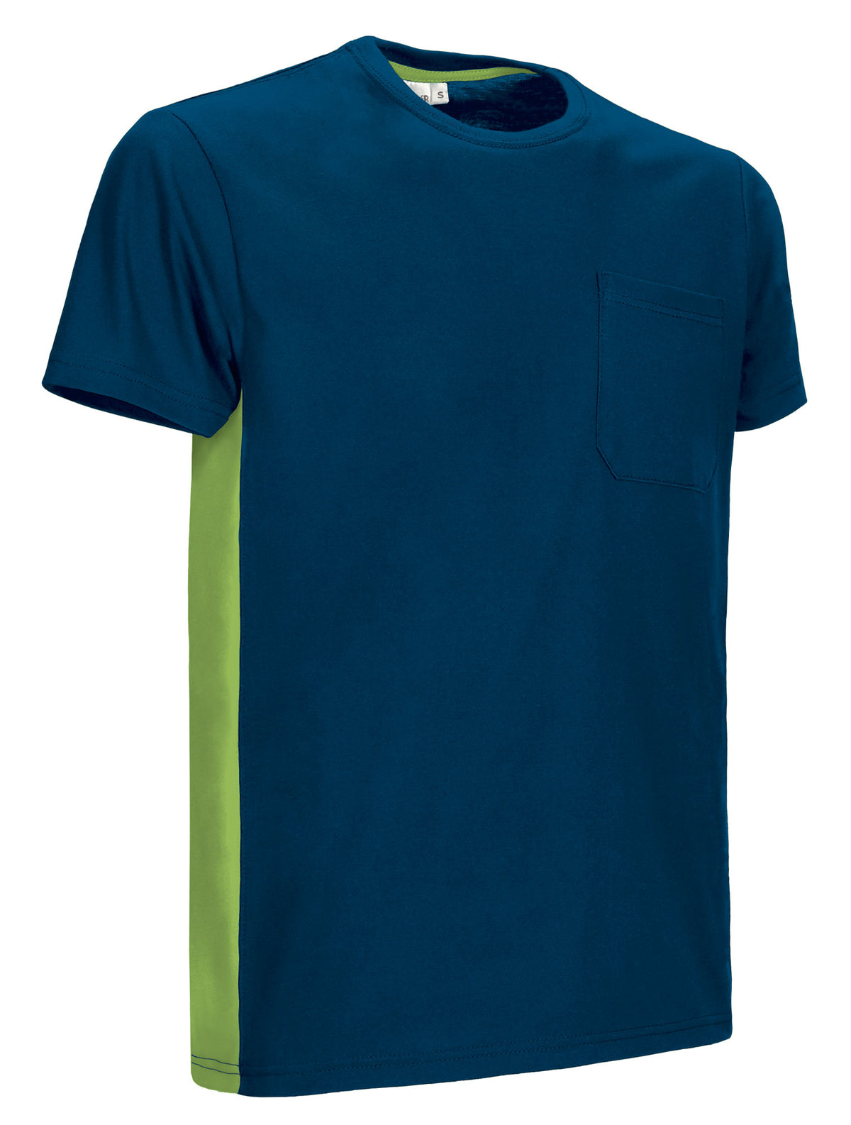 THUNDER | T-Shirt Unisexo de Trabalho Bicolor com Bolso 100% Algodão | Personalizável | Várias Cores
