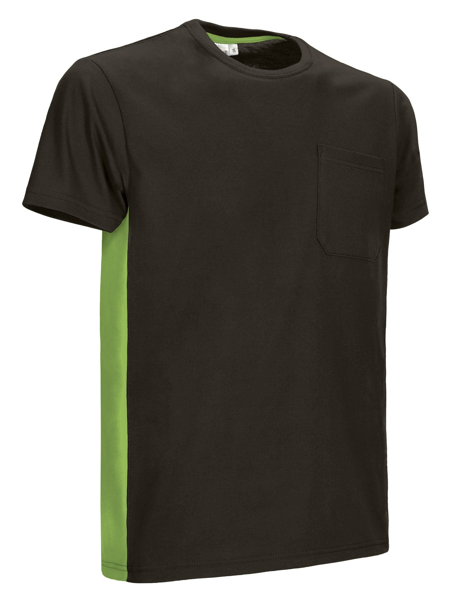 THUNDER | T-Shirt Unisexo de Trabalho Bicolor com Bolso 100% Algodão | Personalizável | Várias Cores
