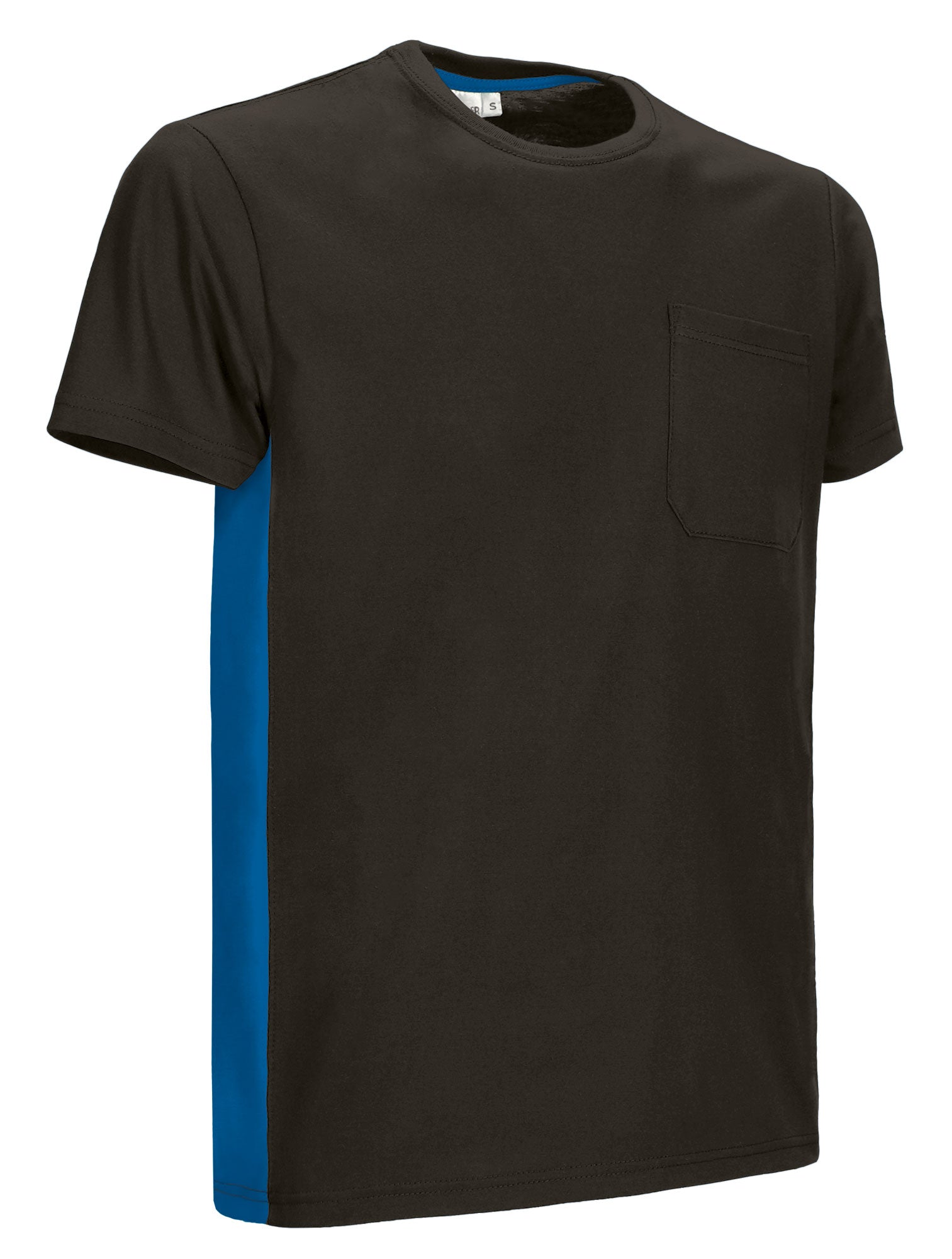 THUNDER | T-Shirt Unisexo de Trabalho Bicolor com Bolso 100% Algodão | Personalizável | Várias Cores