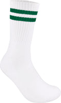 YVES | Meias Desportivas com Duas Riscas 60% Algodão 30% Poliéster 8% Elastano | Personalizável | Várias Cores