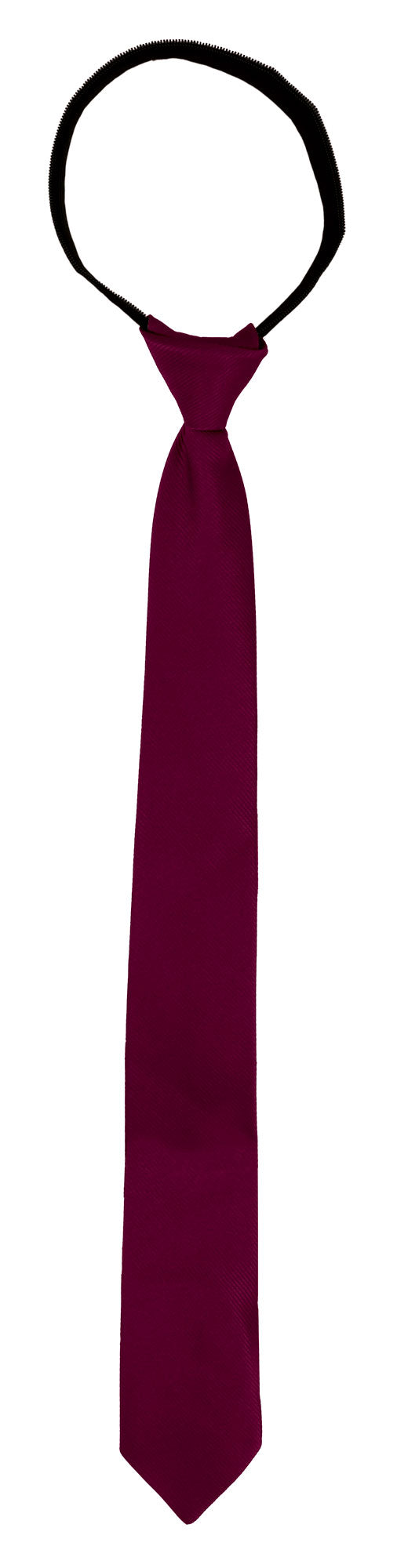 CASINO | Gravata Slim Pré-Atada Ajustável 100% Poliéster para Uniformes de Hotelaria | Personalizável | Várias Cores