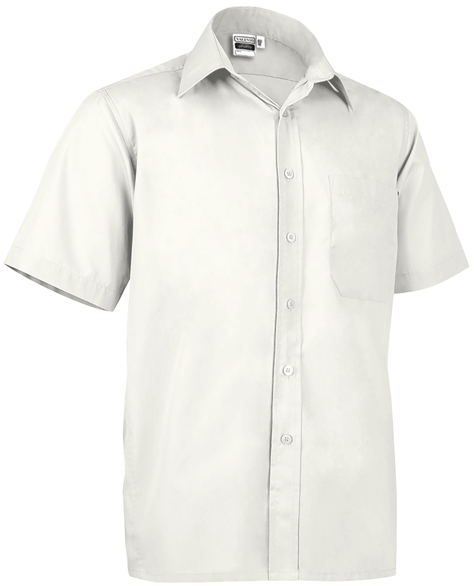 OPORTO | Camisa Manga Curta com Bolso 65% Poliéster 35% Algodão | Personalizável | Várias Cores