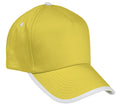 COMBI | Boné 5 Painéis Bicolor 100% Algodão com Velcro para Merchandising | Personalizável | Várias Cores