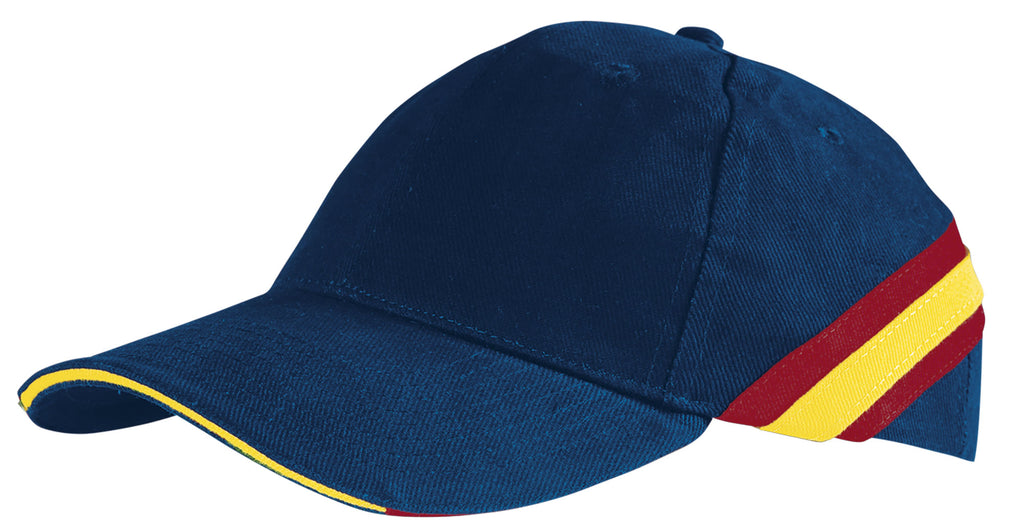 FURIA | Boné Baseball 6 Painéis com Bandeiras 100% Algodão com Velcro | Personalizável | Várias Cores
