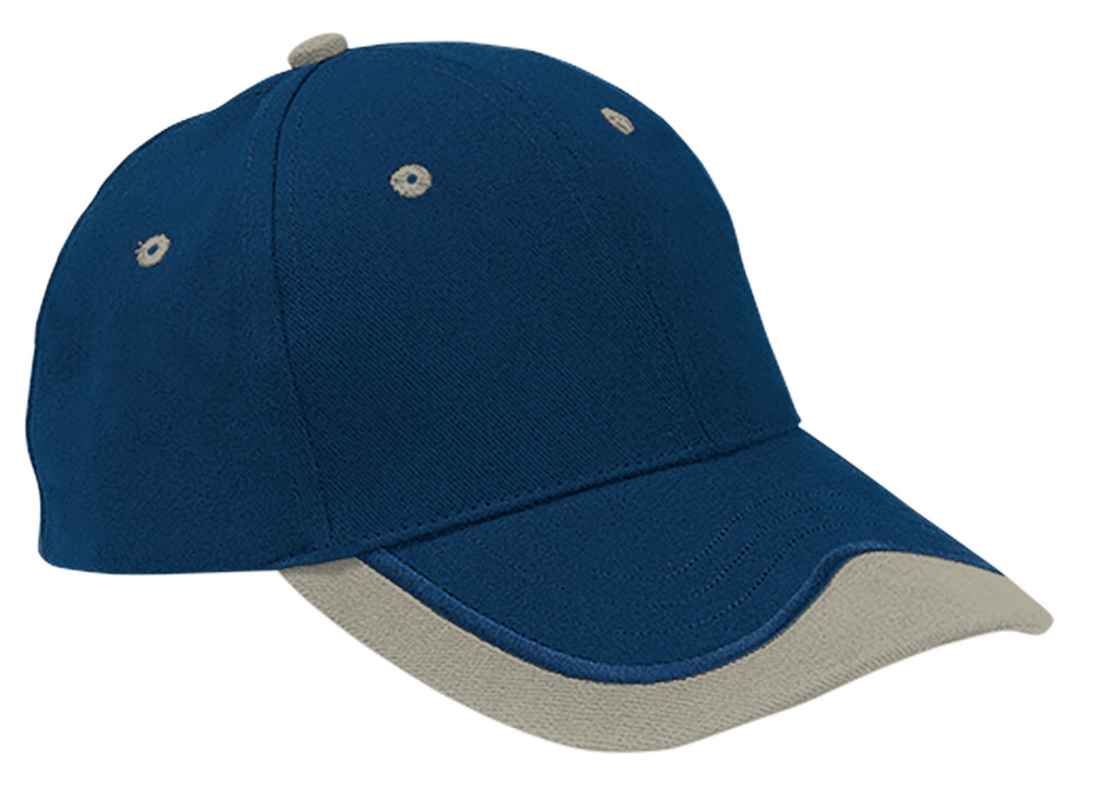 SEATLE | Boné Baseball 6 Painéis Bicolor 100% Algodão com Velcro | Personalizável | Várias Cores