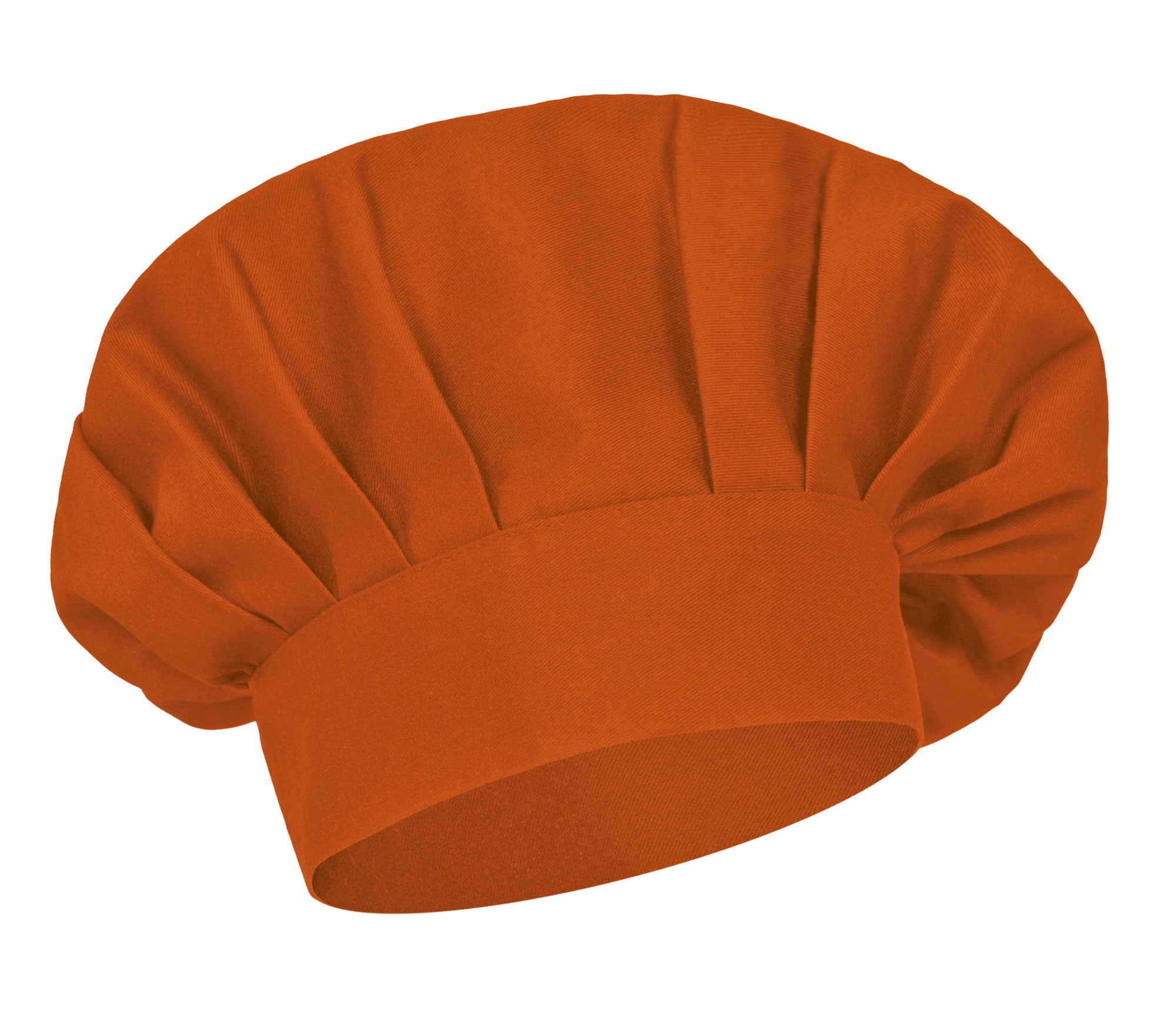 COULANT | Gorro de Chef Estilo Francês Plissado com Velcro 65% Poliéster 35% Algodão | Personalizável | Várias Cores