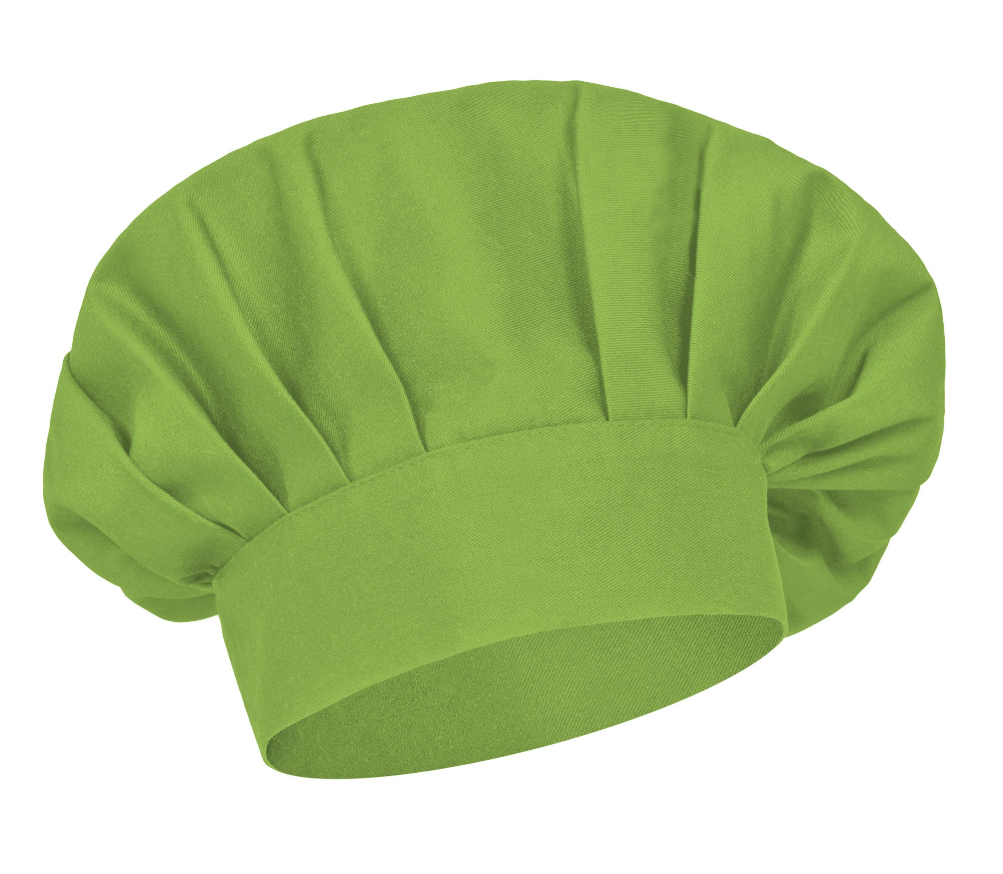 COULANT | Gorro de Chef Estilo Francês Plissado com Velcro 65% Poliéster 35% Algodão | Personalizável | Várias Cores