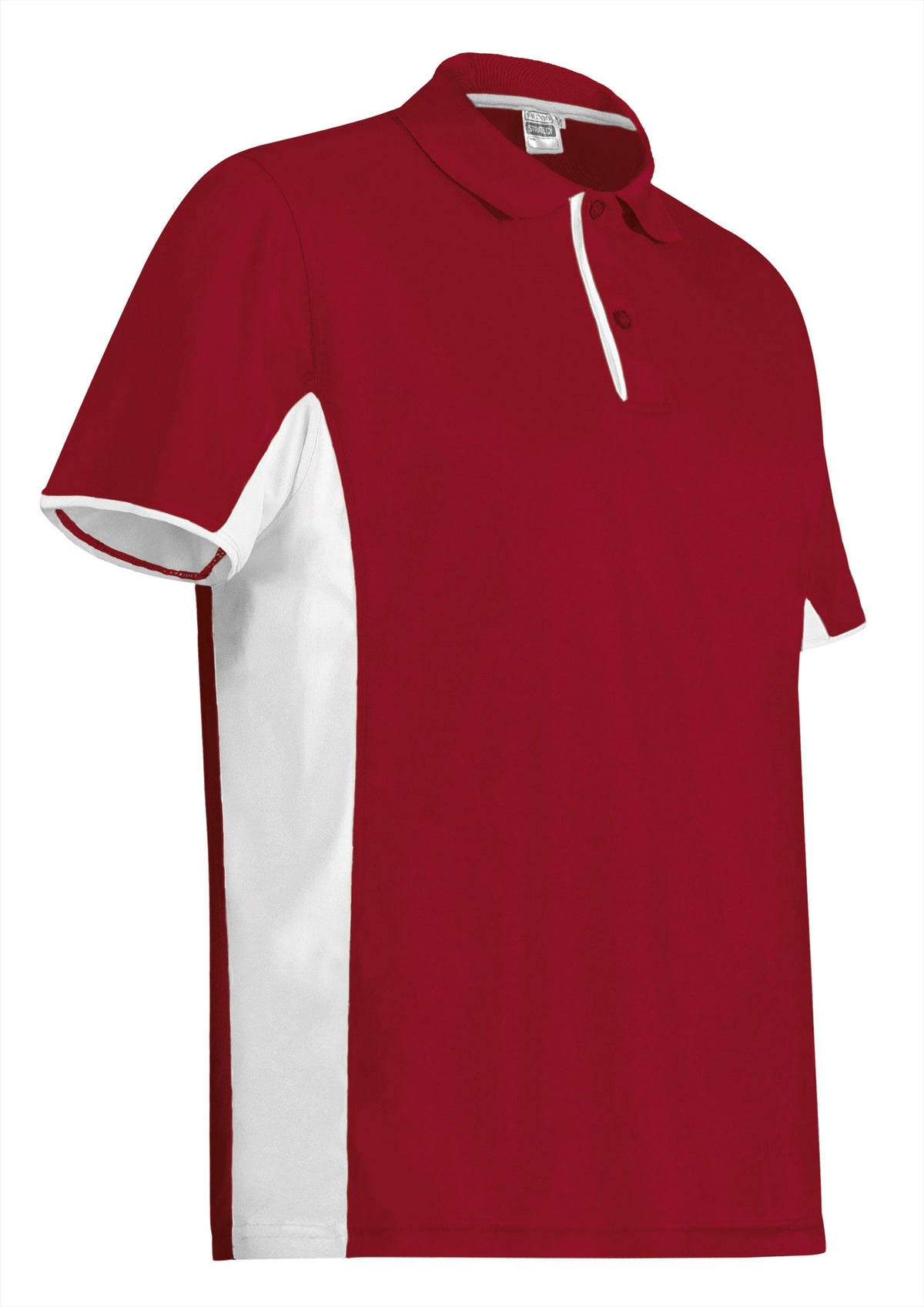 STRATEGY | Polo Desportivo Bicolor com Faixas Laterais Interiores 100% Poliéster | Personalizável | Várias Cores