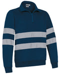 RICHMOND | Sweatshirt Visibilidade Aumentada com Meio Fecho Certificada EN 17353 | Personalizável | Várias Cores