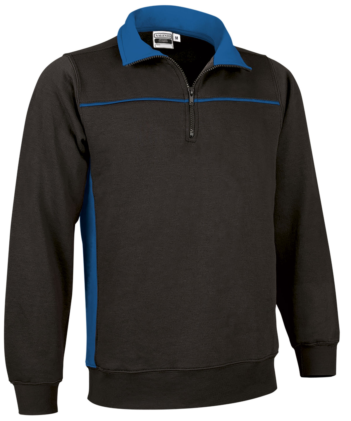THUNDER | Sweatshirt Bicolor com Meio Fecho Coleção THUNDER 65% Poliéster 35% Algodão | Personalizável | Várias Cores