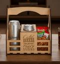Suporte para Bebidas e Snacks — Corte e Personalização a Laser