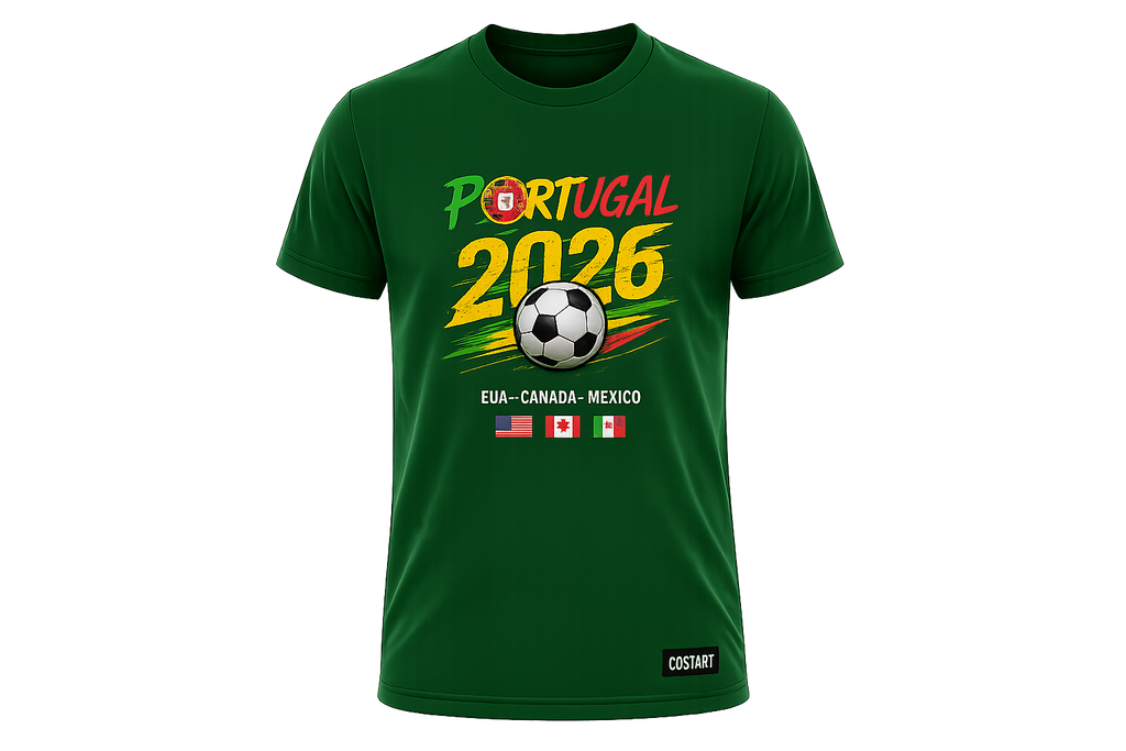T-shirt Personalizada — Estampa World cup 2026 | Todas as Idades