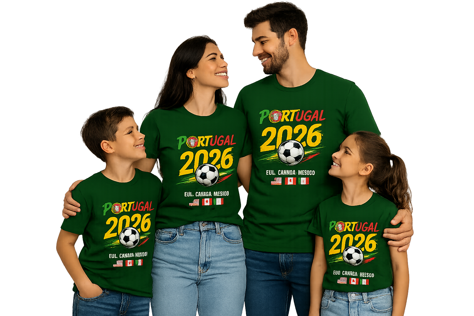T-shirt Personalizada — Estampa World cup 2026 | Todas as Idades